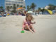Lottie on Cala Millor Beach